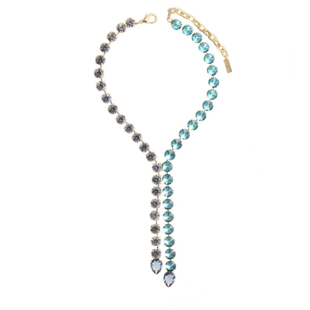 Split Necklace High Quality Crystal Necklace 2 To… - image 6